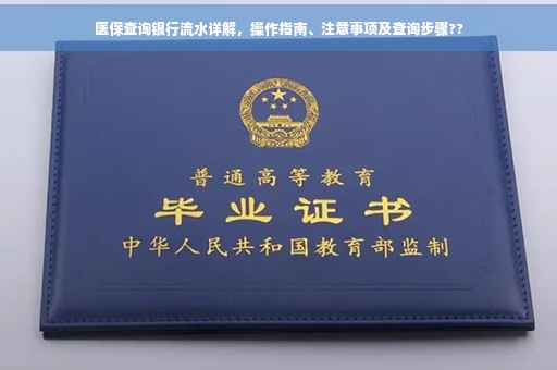 医保查询银行流水详解，操作指南、注意事项及查询步骤??