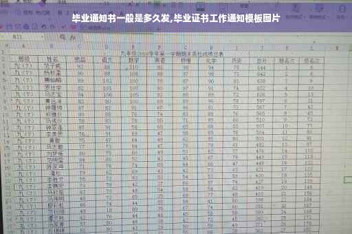 毕业通知书一般是多久发,毕业证书工作通知模板图片