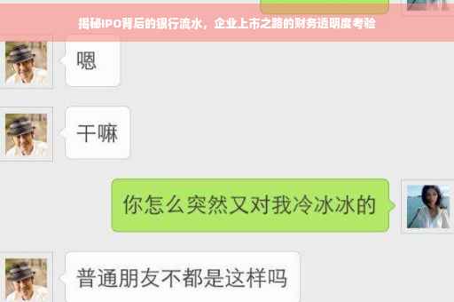 揭秘IPO背后的银行流水，企业上市之路的财务透明度考验