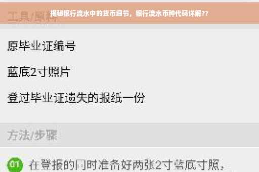 揭秘银行流水中的货币细节，银行流水币种代码详解??