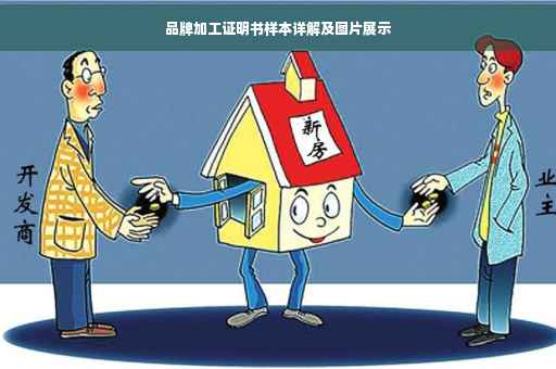 品牌加工证明书样本详解及图片展示