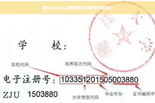 放牛大队收入来源详解与证明撰写指南??