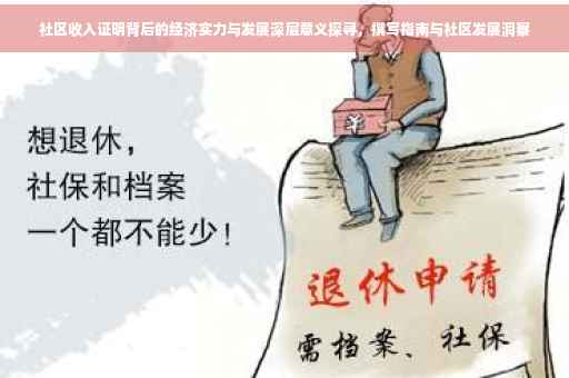 社区收入证明背后的经济实力与发展深层意义探寻，撰写指南与社区发展洞察