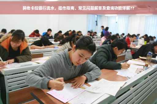 异地卡拉银行流水，操作指南、常见问题解答及查询功能详解??