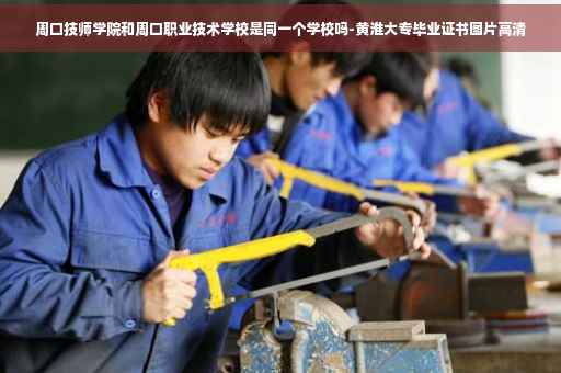 周口技师学院和周口职业技术学校是同一个学校吗-黄淮大专毕业证书图片高清