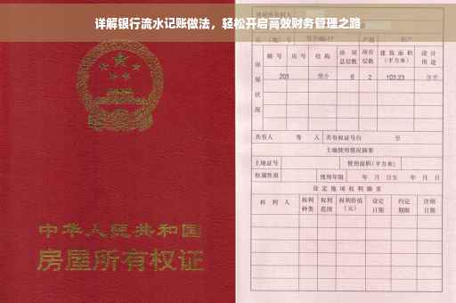 详解银行流水记账做法，轻松开启高效财务管理之路