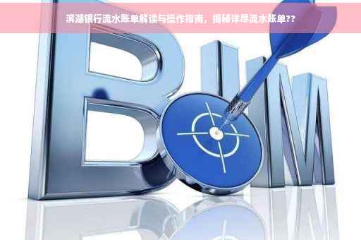 滨湖银行流水账单解读与操作指南，揭秘详尽流水账单??