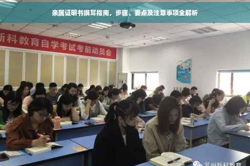 亲属证明书撰写指南，步骤、要点及注意事项全解析