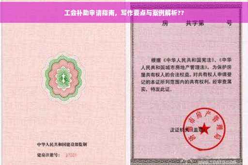 工会补助申请指南，写作要点与案例解析??