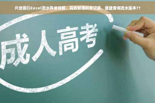 兴业银行Excel流水账单详解，高效管理财务记录，便捷查询流水版本??