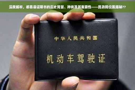 深度解析，都昌县证明书的历史背景、种类及其重要性——民政局位置揭秘??