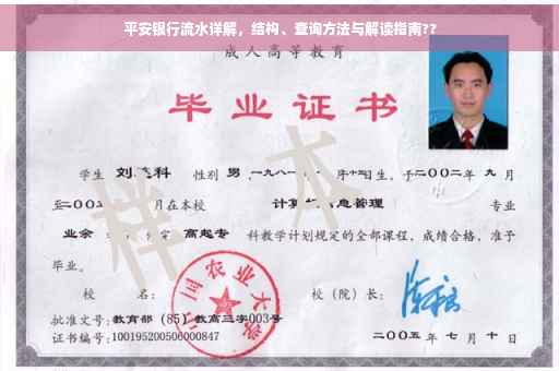 平安银行流水详解，结构、查询方法与解读指南??