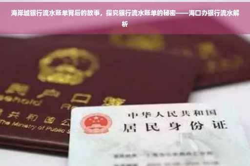 海岸城银行流水账单背后的故事，探究银行流水账单的秘密——海口办银行流水解析