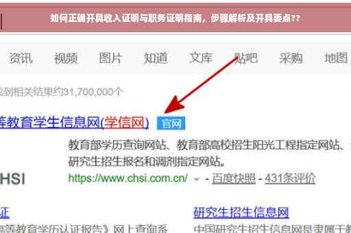 如何正确开具收入证明与职务证明指南，步骤解析及开具要点??