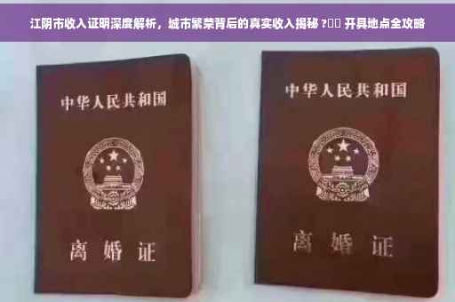 江阴市收入证明深度解析，城市繁荣背后的真实收入揭秘 ?⚡️ 开具地点全攻略
