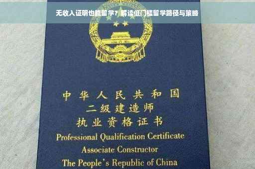 无收入证明也能留学？解读低门槛留学路径与策略