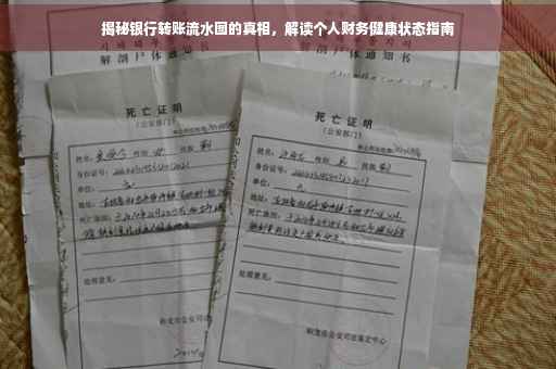 揭秘银行转账流水图的真相，解读个人财务健康状态指南