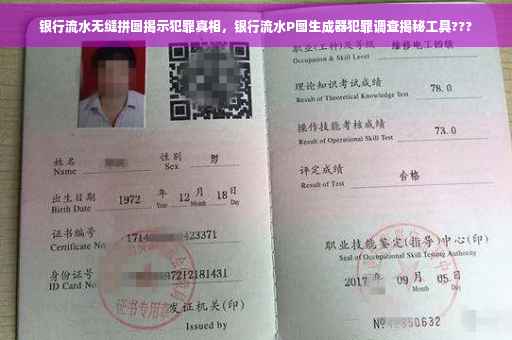 银行流水无缝拼图揭示犯罪真相，银行流水P图生成器犯罪调查揭秘工具???