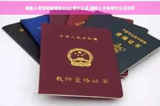 残疾人考驾照新规定2021是什么证,残疾人大专考什么证书好