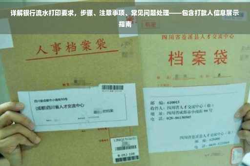 详解银行流水打印要求，步骤、注意事项、常见问题处理——包含打款人信息展示指南