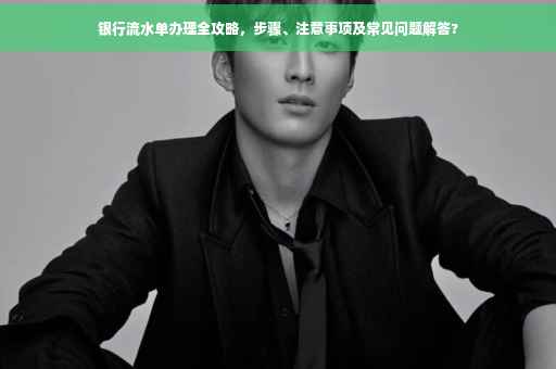 银行流水单办理全攻略，步骤、注意事项及常见问题解答?