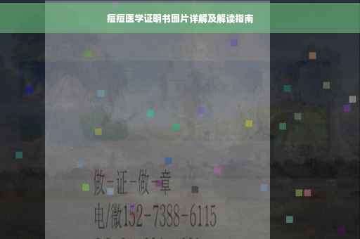 痘痘医学证明书图片详解及解读指南