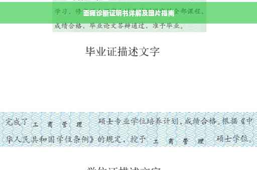 面瘫诊断证明书详解及图片指南