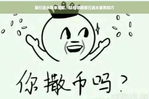 银行流水账单详解，轻松掌握银行流水查看技巧
