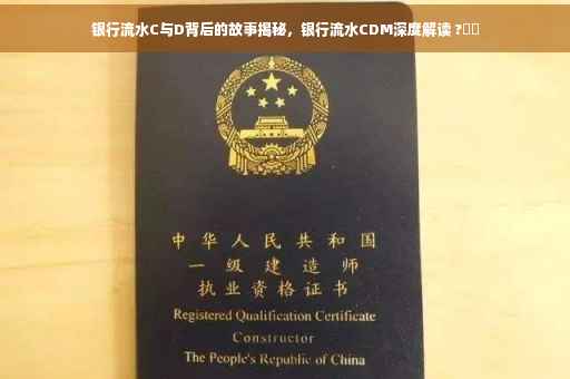 银行流水C与D背后的故事揭秘，银行流水CDM深度解读 ?⚡️