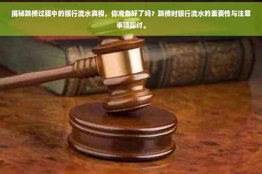 揭秘跳槽过程中的银行流水真相，你准备好了吗？跳槽时银行流水的重要性与注意事项探讨。