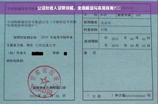 公证处收入证明详解，全面解读与实用指南?⚡️