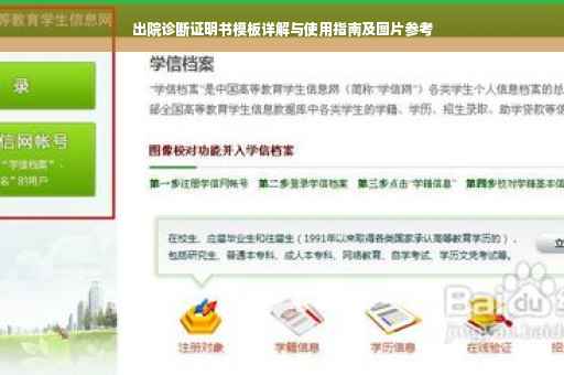 出院诊断证明书模板详解与使用指南及图片参考