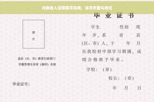 内勤收入证明撰写指南，详尽步骤与格式