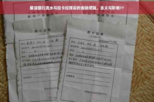 解读银行流水与拉卡拉背后的金融逻辑，含义与影响??