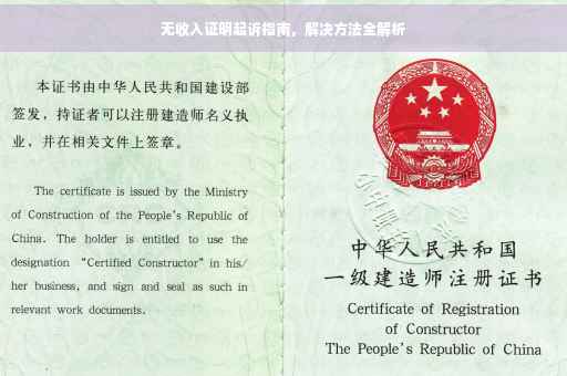 无收入证明起诉指南，解决方法全解析