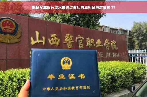 揭秘买车银行流水未通过背后的真相及应对策略 ??