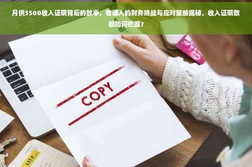 月供3500收入证明背后的故事，普通人的财务挑战与应对策略揭秘，收入证明数额如何把握？
