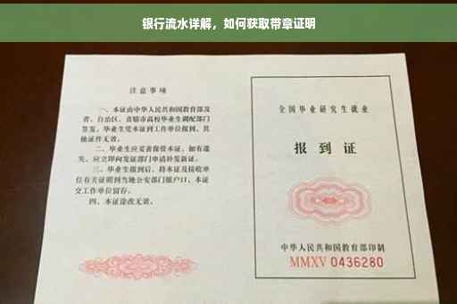银行流水详解，如何获取带章证明