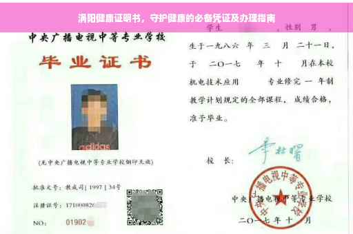 涡阳健康证明书，守护健康的必备凭证及办理指南