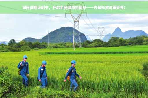 国民健康证明书，开启全民健康新篇章——办理指南与重要性?
