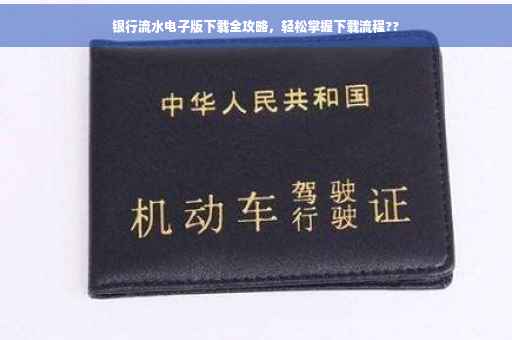 银行流水电子版下载全攻略，轻松掌握下载流程??