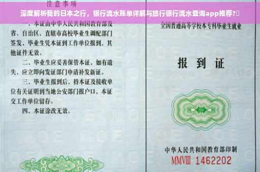 深度解析我的日本之行，银行流水账单详解与旅行银行流水查询app推荐?✨