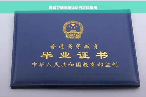 详解办理医院证明书流程指南
