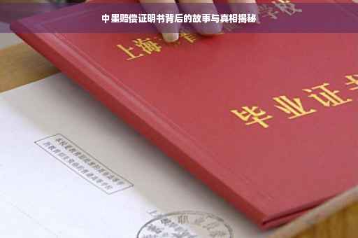中墨赔偿证明书背后的故事与真相揭秘