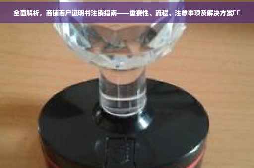 全面解析，商铺商户证明书注销指南——重要性、流程、注意事项及解决方案​​