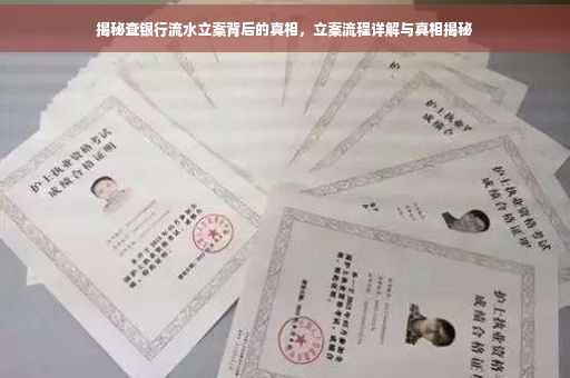 揭秘查银行流水立案背后的真相，立案流程详解与真相揭秘