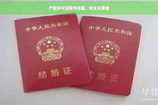 产权许可证明书详解，定义与用途