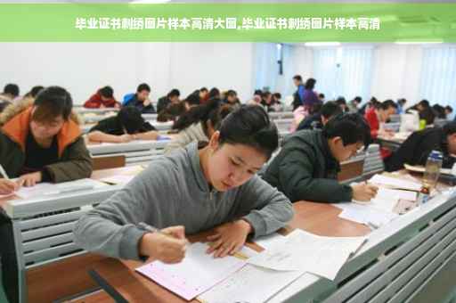 毕业证书刺绣图片样本高清大图,毕业证书刺绣图片样本高清