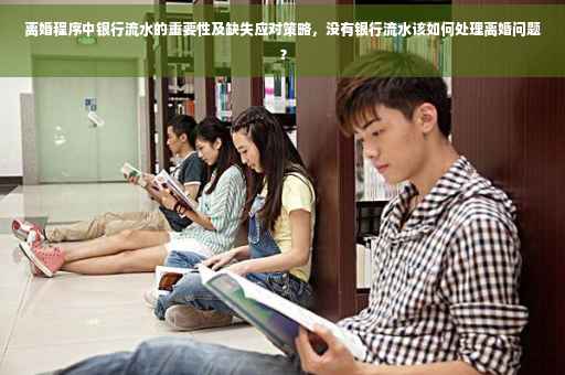 离婚程序中银行流水的重要性及缺失应对策略，没有银行流水该如何处理离婚问题？