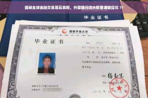 揭秘全球金融交易幕后真相，外国银行流水犯罪调查探究 ??